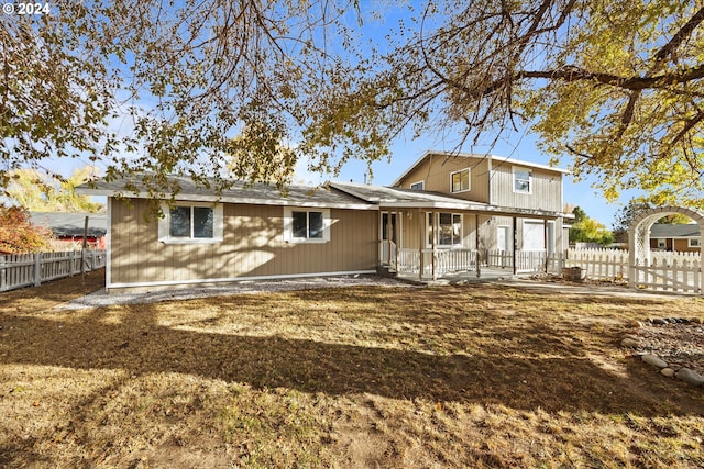 view of rear view of house