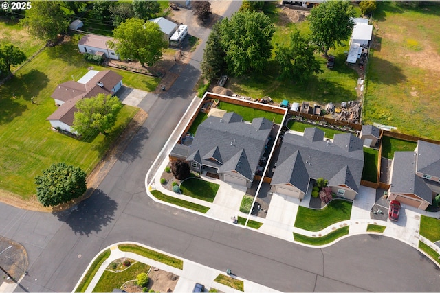 drone / aerial view featuring a residential view