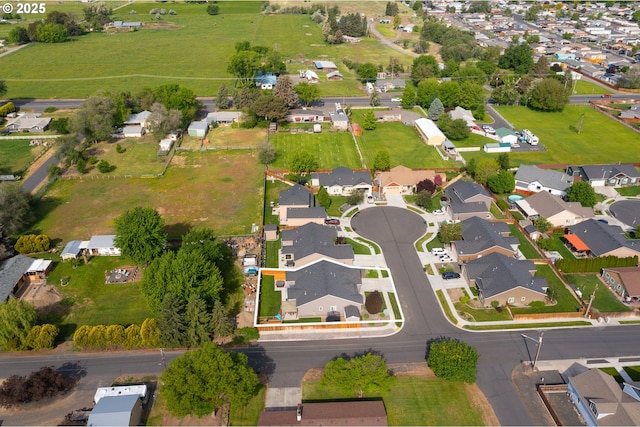 aerial view featuring a residential view