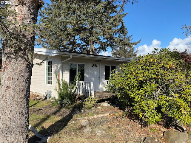 view of ranch-style home