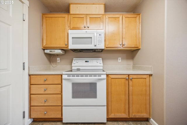 kitchen with white appliances