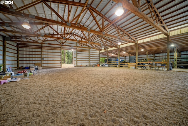 view of stable