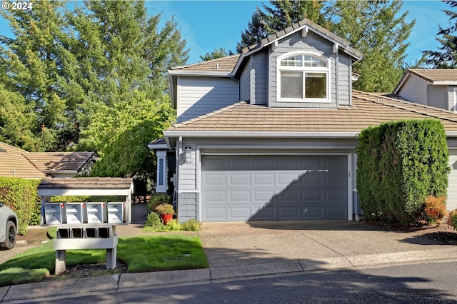 exterior space featuring concrete driveway