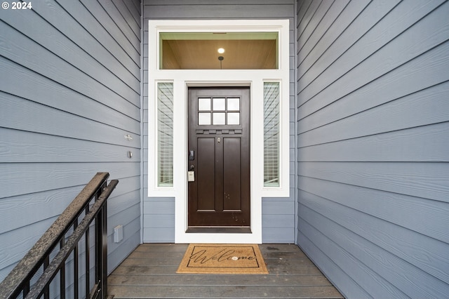 view of entrance to property