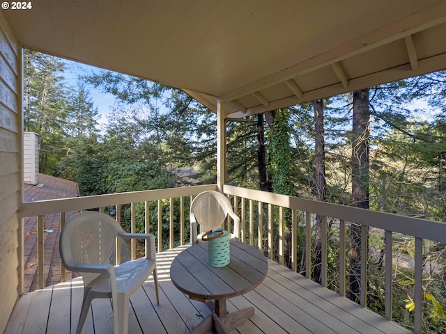 1735 Arch Ln, Brookings, OR 97415 - view of wooden deck