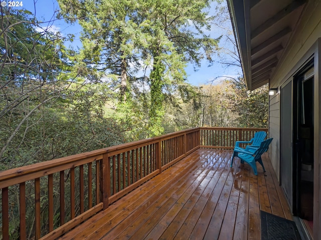 1735 Arch Ln, Brookings, OR 97415 - view of wooden deck