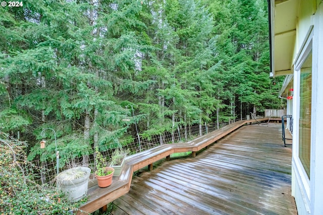 view of deck