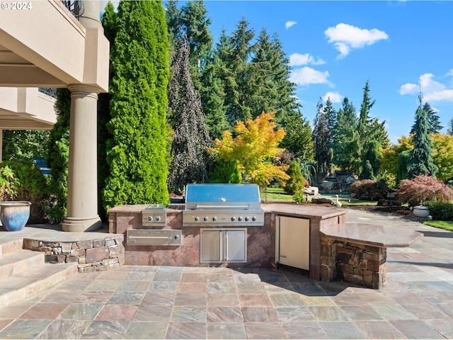 27050 SW Petes Mountain Rd, West Linn, OR 97068 - view of patio with view of wooded area