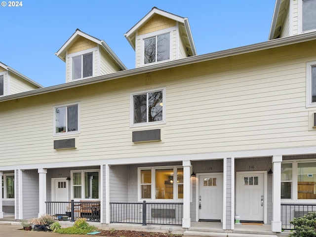 exterior space featuring a porch