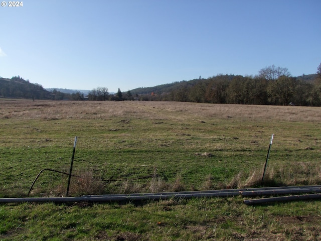 view of yard featuring a rural view