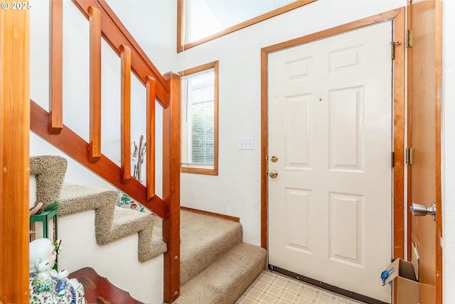 view of entrance foyer