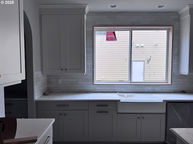 kitchen with healthy amount of natural light