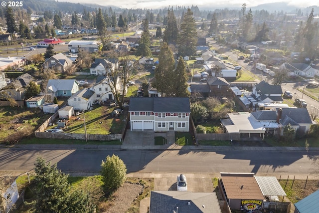 bird's eye view featuring a residential view