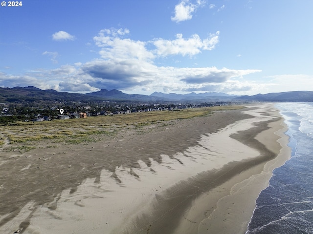 property view of water with a mountain view