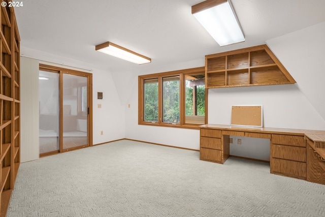 2626 NW 83rd Pl, Portland, OR 97229 - unfurnished office featuring built in desk, light colored carpet, and baseboards