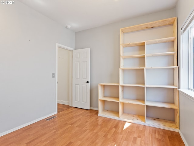 interior space featuring light hardwood / wood-style flooring