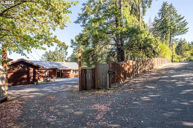 view of side of property