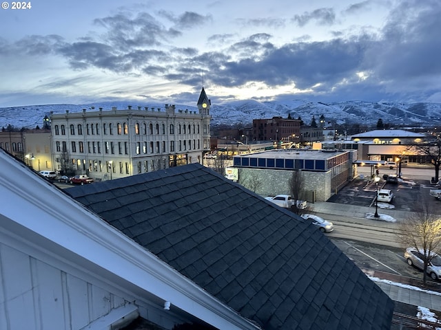 details with a mountain view