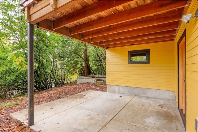 view of patio