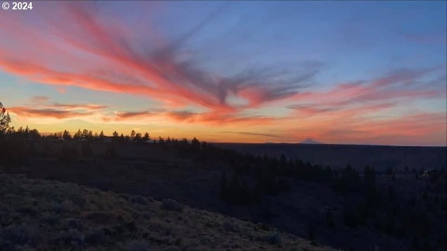 view of nature at dusk