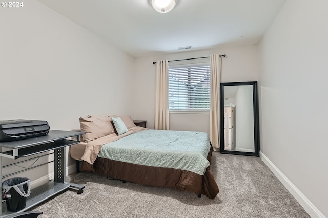 bedroom with carpet flooring