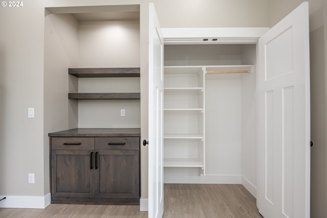 view of closet