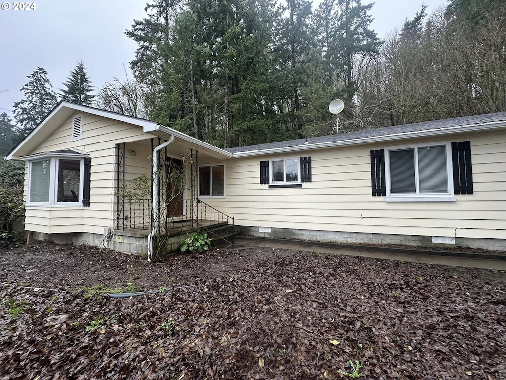 view of front of home