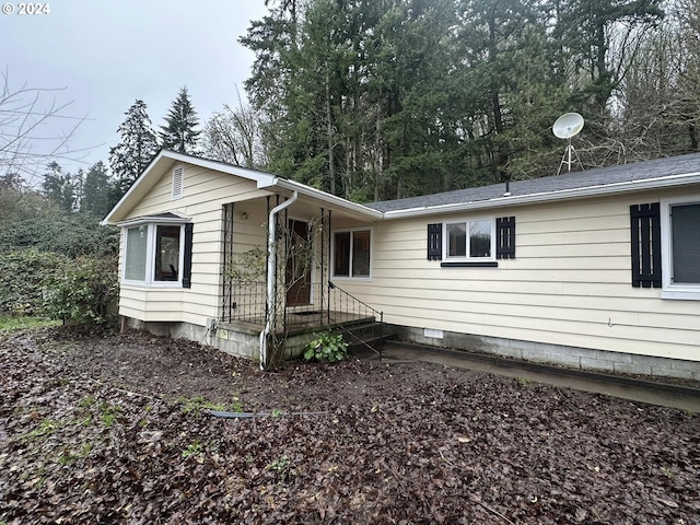 view of ranch-style home