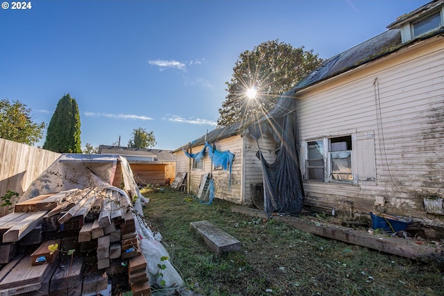 view of property exterior