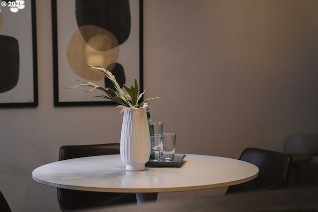 view of dining area