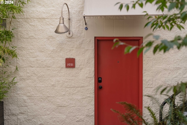 view of property entrance