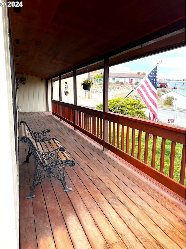 view of deck