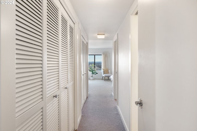 2221 SW 1st Ave Unit 1622, Portland, OR 97201 - hall featuring carpet and baseboards