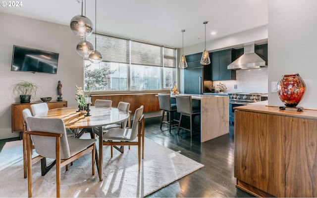 1930 S River Dr Unit W107, Portland, OR 97201 - dining room featuring dark wood finished floors
