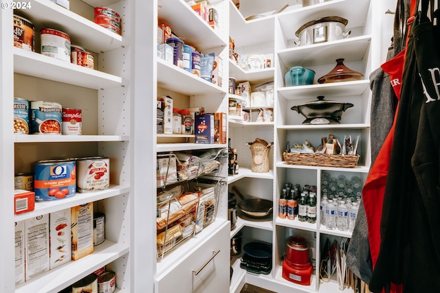 view of pantry