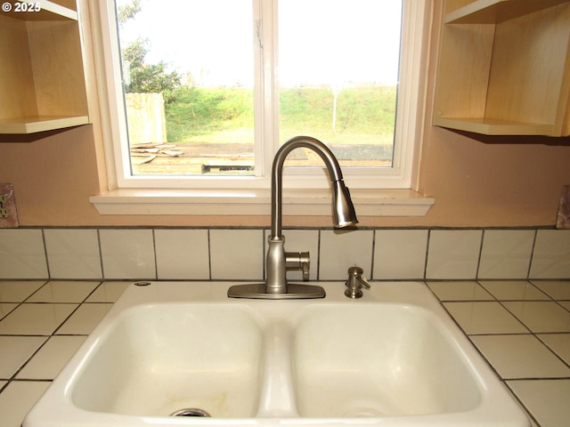 details featuring sink