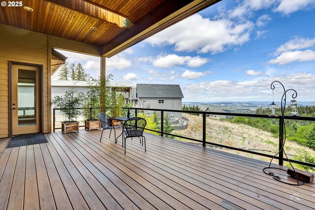 view of deck