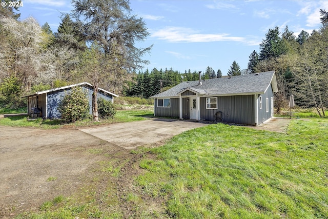 11635 NW Seavey Rd, Forest Grove, OR 97116 - back of property featuring a yard and a shingled roof