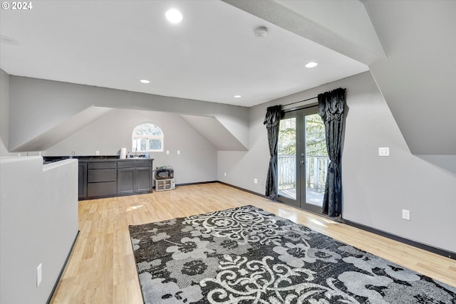11635 NW Seavey Rd, Forest Grove, OR 97116 - bonus room featuring light wood-style flooring, baseboards, and recessed lighting