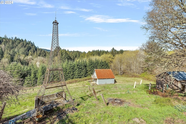 11635 NW Seavey Rd, Forest Grove, OR 97116 - view of yard with a forest view