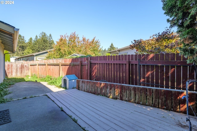 view of deck