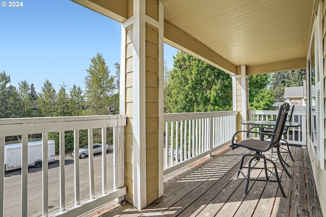 view of deck