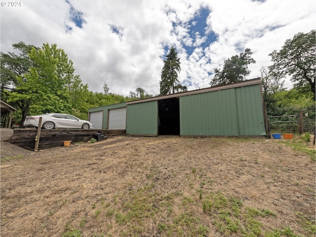 view of outbuilding