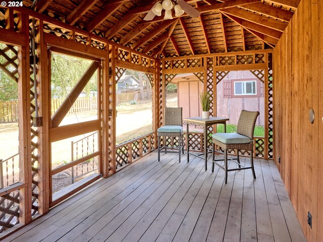 view of deck