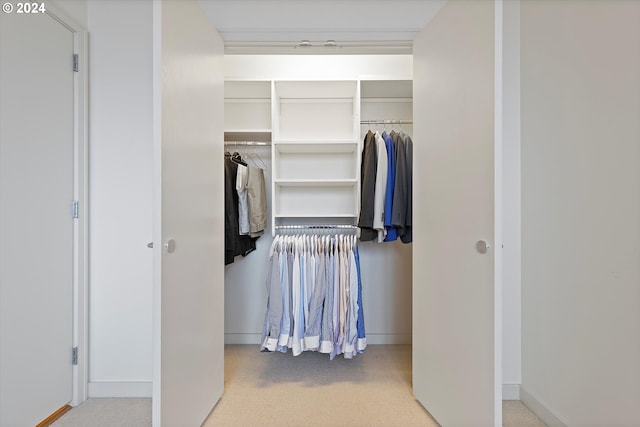 view of closet