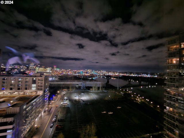 3570 S River Pkwy Unit 1609, Portland, OR 97239 - water view with a view of city lights