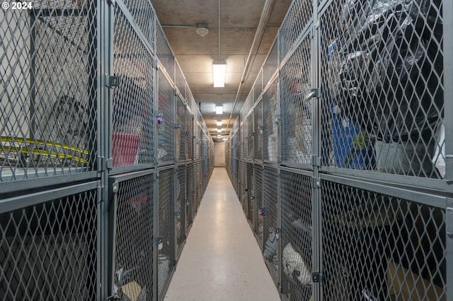 view of storage room