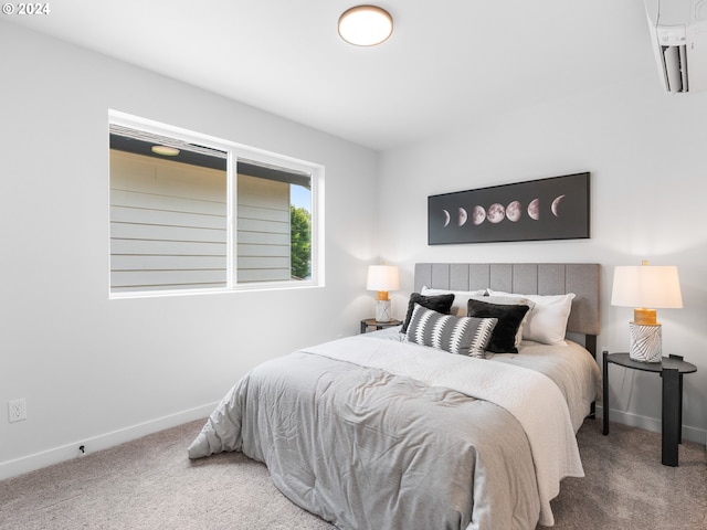 bedroom with carpet flooring