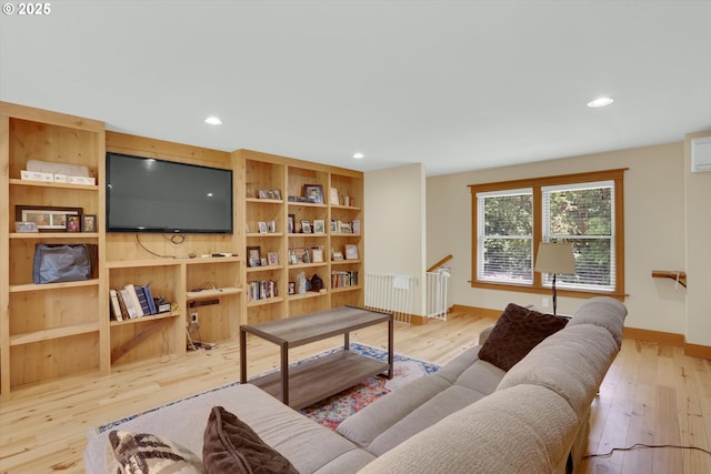 47266 SW Carpenter Creek Rd, Forest Grove, OR 97116 - living area featuring wood finished floors and recessed lighting
