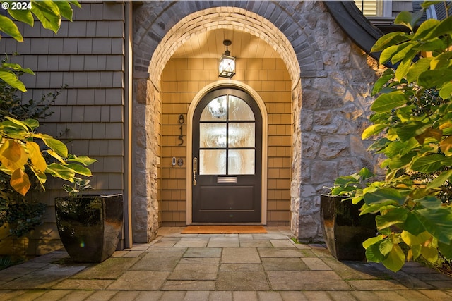 view of entrance to property